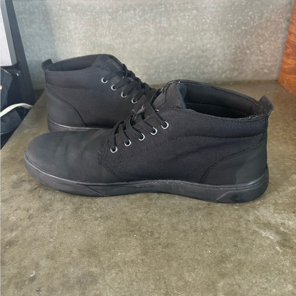 Black Timerlands Soft Suede And Fabric Men’s Shoe Size 11 Business / Casual - Picture 8 of 13